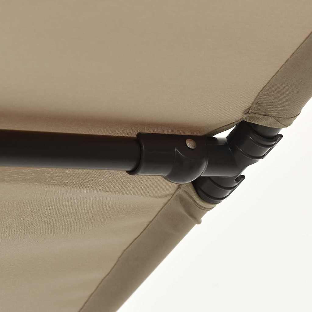 8719883763477_g_en_hd_7 vidaXL Garden Parasol with Aluminium Pole 2x1.5 m Taupe - Image 9