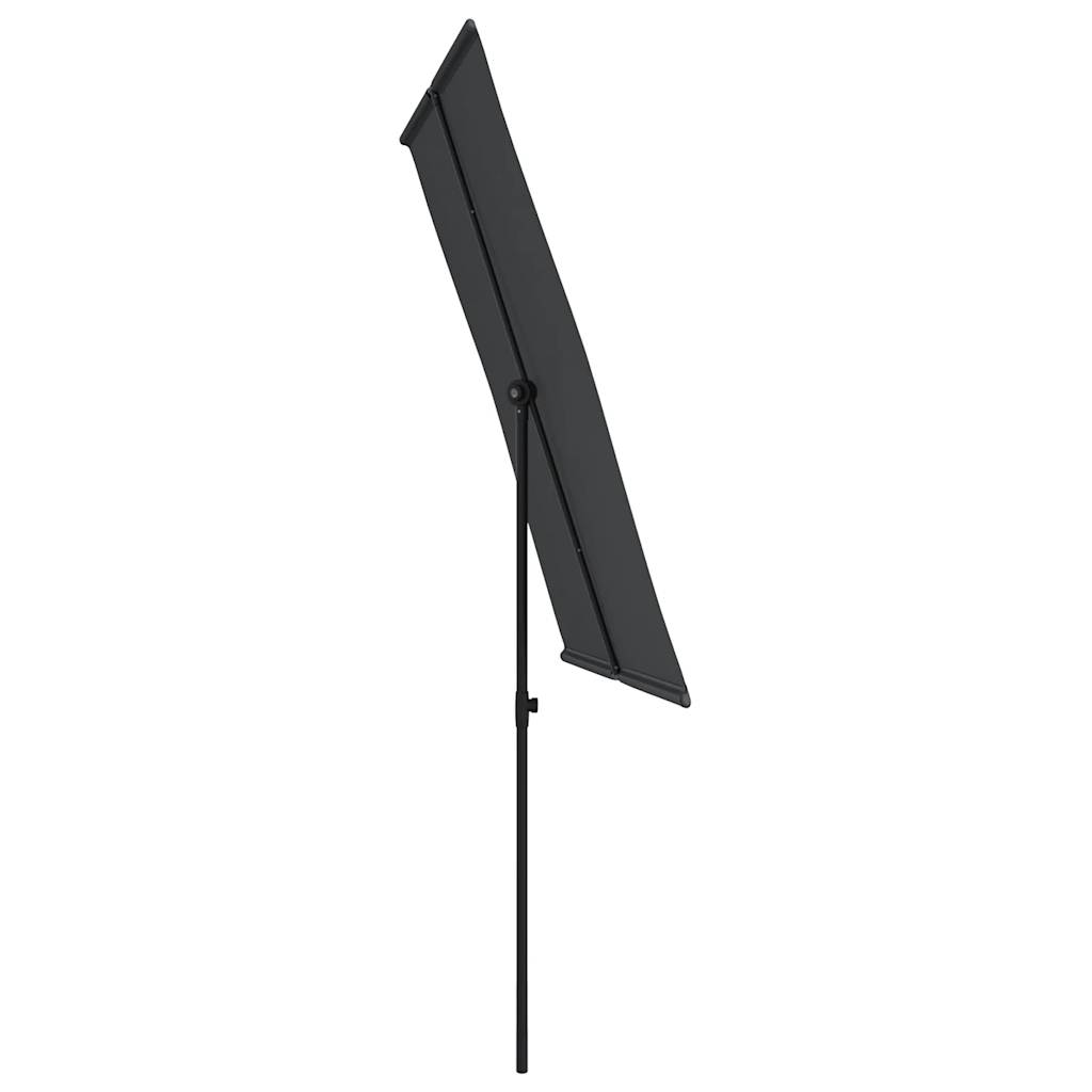 8719883763507_g_en_hd_3 vidaXL Garden Parasol with Aluminium Pole 2x1.5 m Black - Image 5