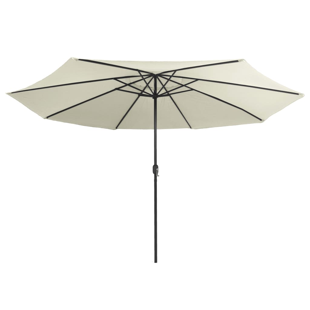 8719883763866_g_en_hd_2 vidaXL Garden Parasol with Metal Pole 390 cm Sand White - Image 3
