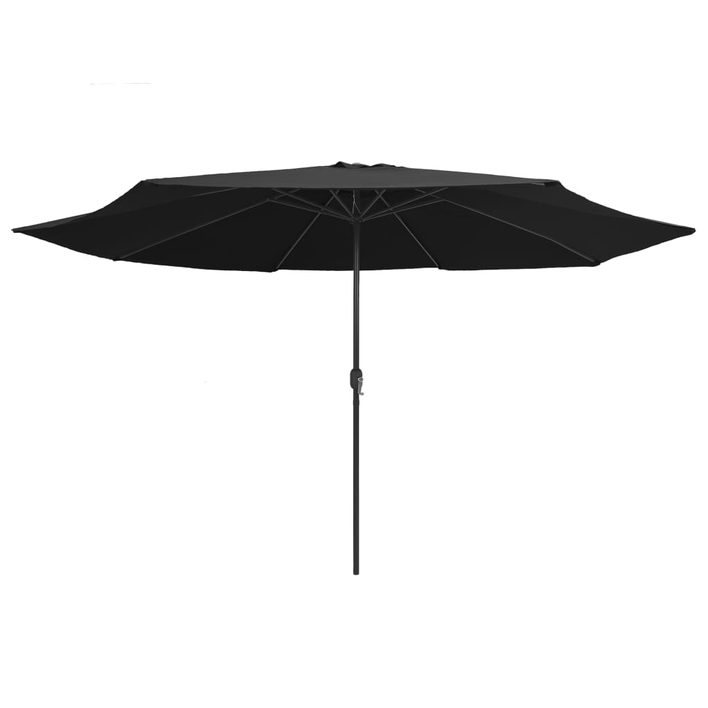 8719883763927_g_en_hd_1 vidaXL Garden Parasol with Metal Pole 390 cm Black - Image 2