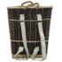 vidaXL Firewood Backpack with Carrying Belts 44.5x37x50 cm Natural Willow - Image 3