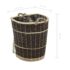 vidaXL Firewood Backpack with Carrying Belts 44.5x37x50 cm Natural Willow - Image 9