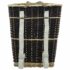 vidaXL Firewood Backpack with Carrying Belts 50x44x58 cm Natural Willow - Image 4