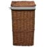 vidaXL Laundry Basket Brown Willow - Image 3