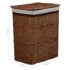 vidaXL Laundry Basket Brown Willow - Image 8
