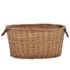 vidaXL Firewood Basket with Carrying Handles 56x40x28 cm Natural Willow - Image 2