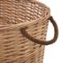 vidaXL Firewood Basket with Carrying Handles 56x40x28 cm Natural Willow - Image 4