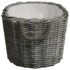 vidaXL Firewood Basket with Carrying Handles 59x42x28 cm Grey Willow - Image 4