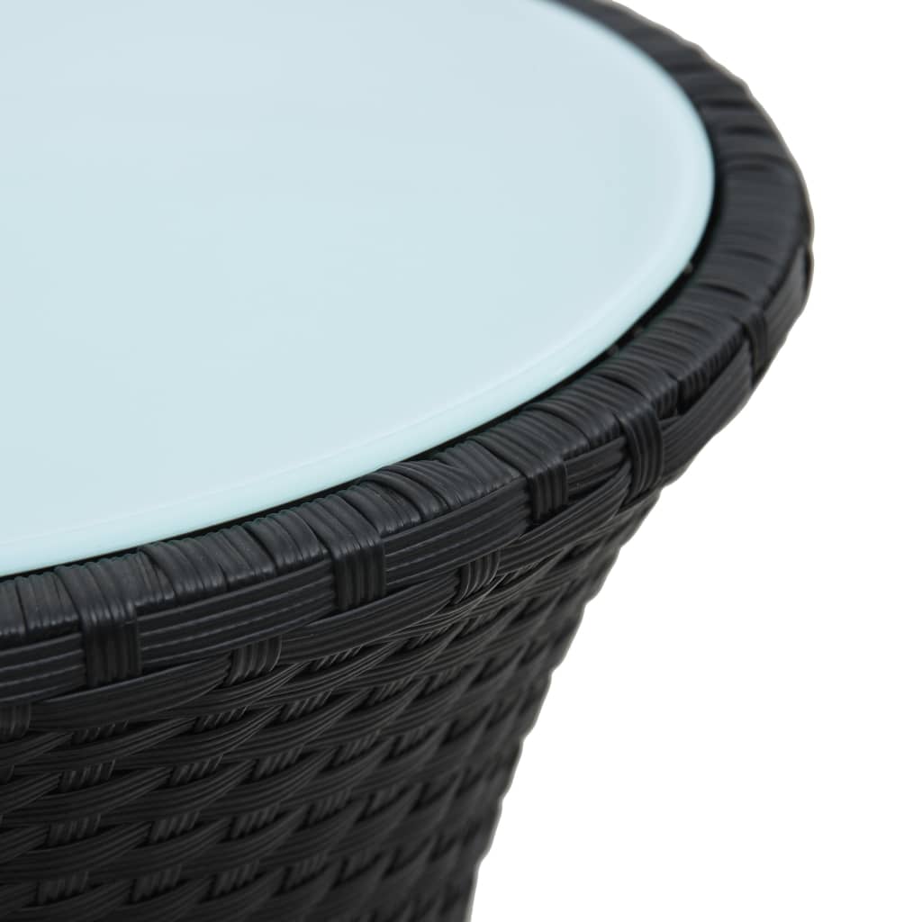 8719883765440_g_en_hd_2 vidaXL Garden Side Table Drum Shape Black Poly Rattan - Image 3