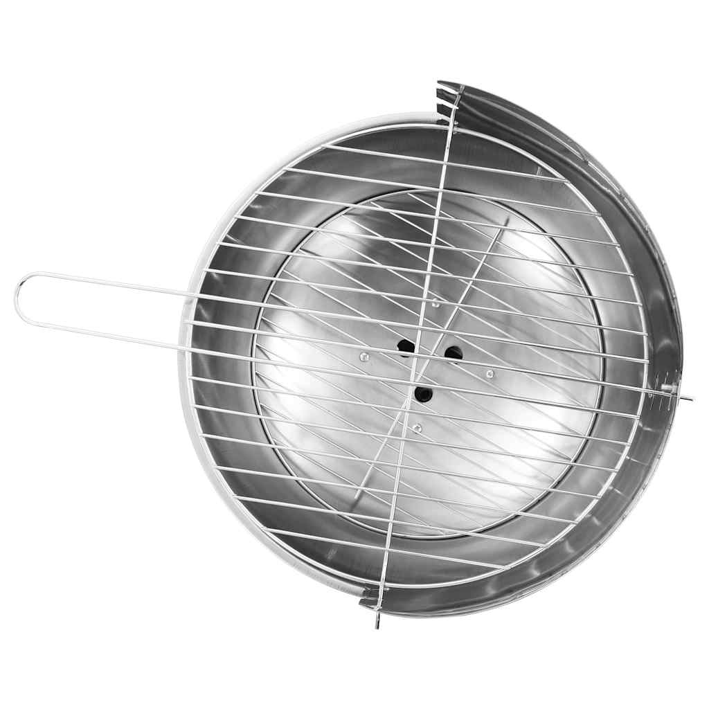 8719883765631_g_en_hd_4 vidaXL Pedestal Charcoal BBQ Grill Stainless Steel - Image 5