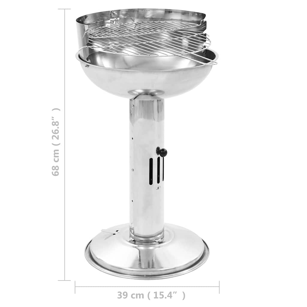 8719883765631_g_en_hd_8 vidaXL Pedestal Charcoal BBQ Grill Stainless Steel - Image 9