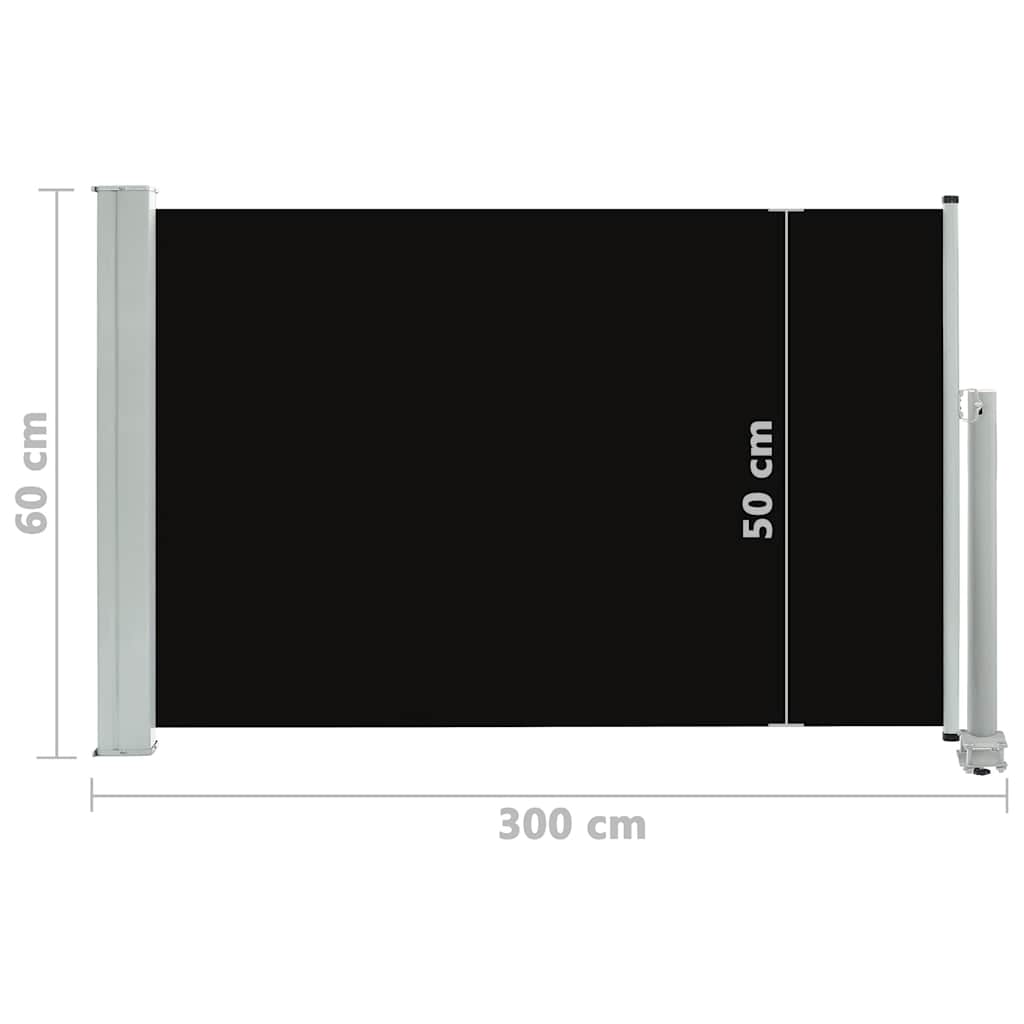 8719883765891_g_en_hd_7 vidaXL Patio Retractable Side Awning 60x300 cm Black - Image 9