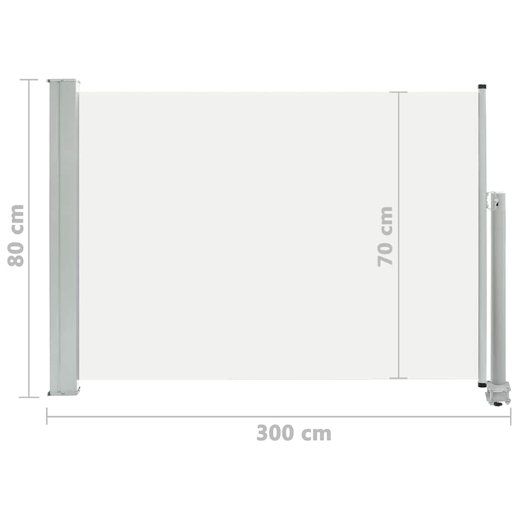 8719883765969_g_en_hd_7 vidaXL Patio Retractable Side Awning 80x300 cm Cream - Image 9