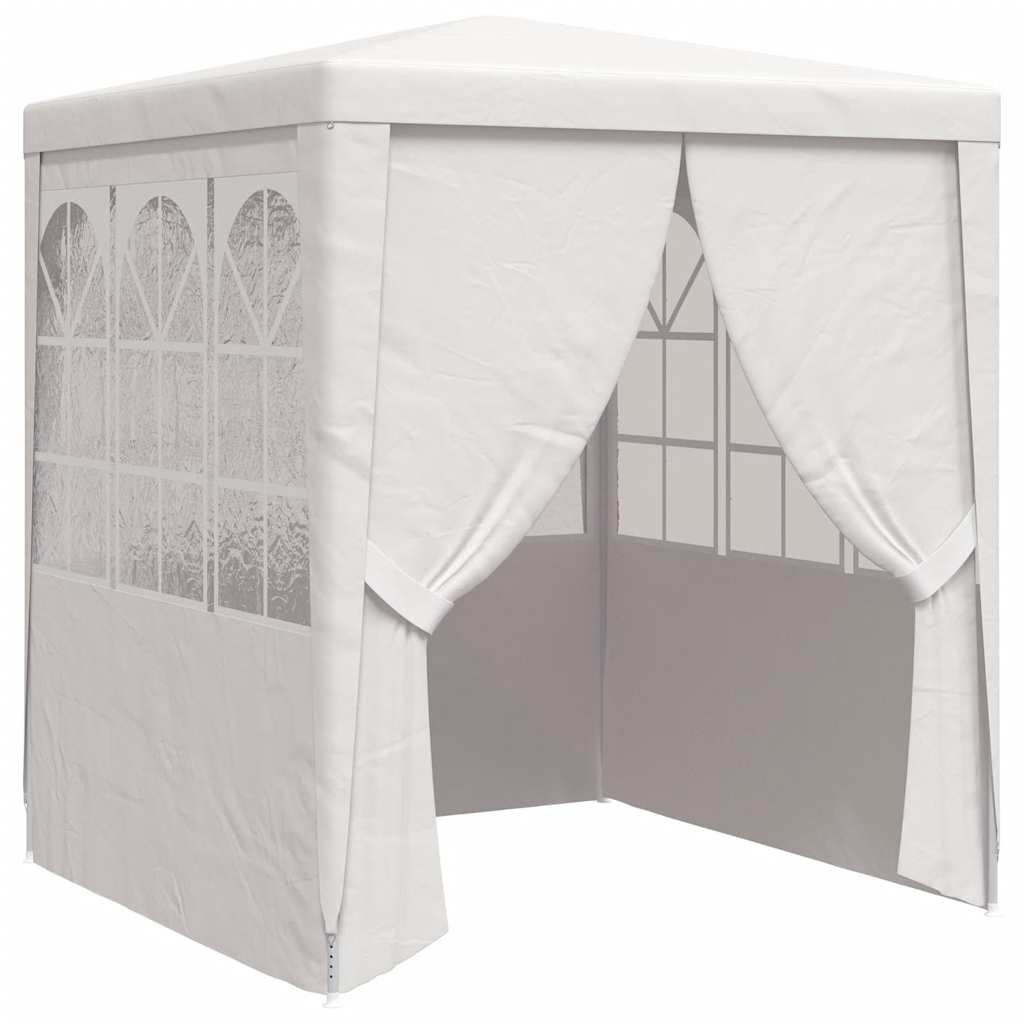 8719883767598_a_en_hd_1 vidaXL Professional Party Tent with Side Walls 2x2 m White 90 g/m² - Image 2