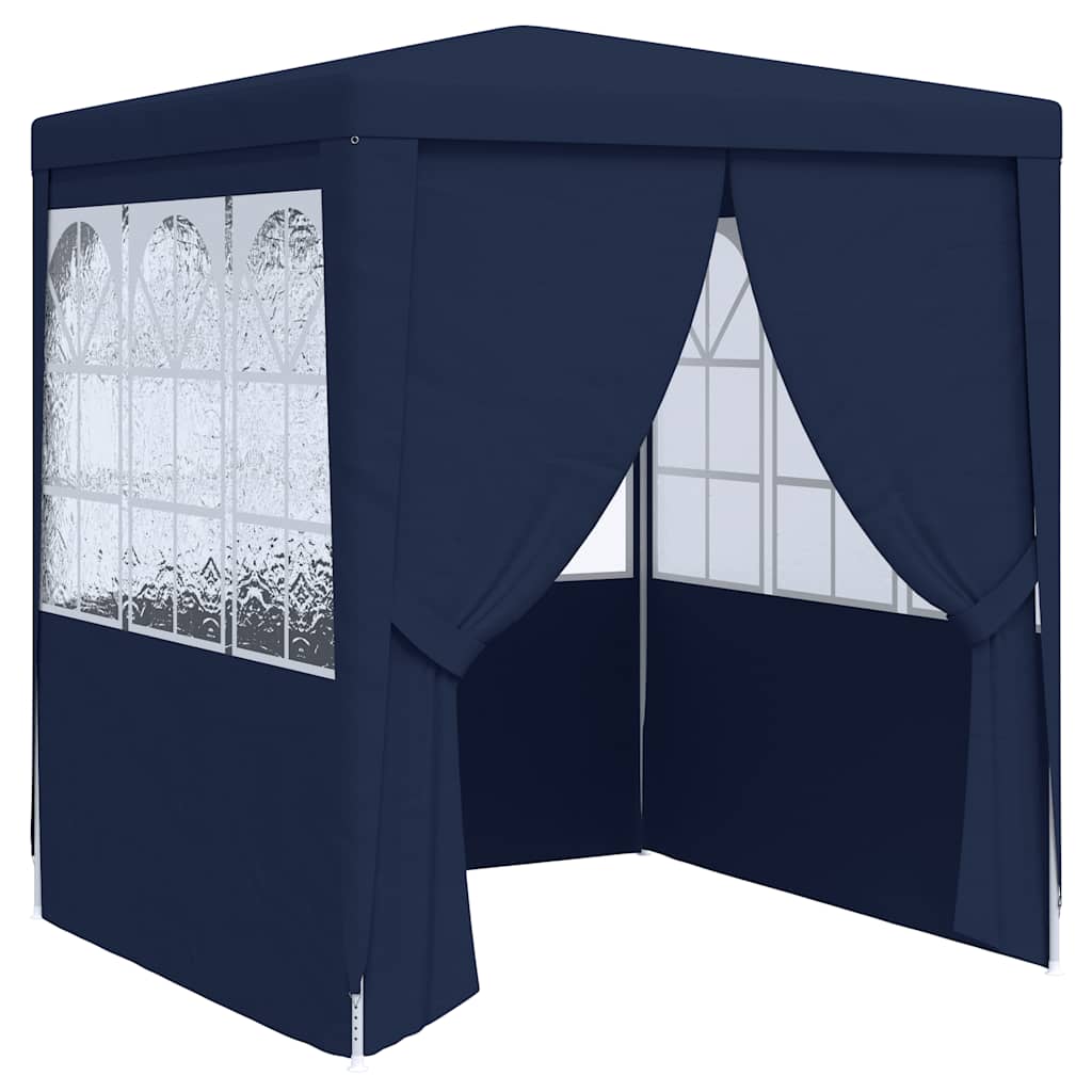 8719883767604_a_en_hd_1 vidaXL Professional Party Tent with Side Walls 2x2 m Blue 90 g/m² - Image 2