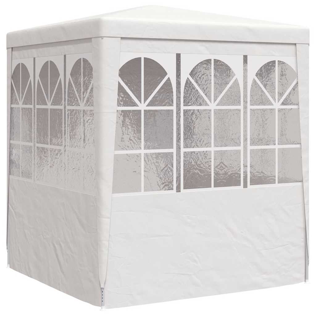 8719883767611_g_en_hd_4 vidaXL Professional Party Tent with Side Walls 2.5x2.5 m White 90 g/m² - Image 6