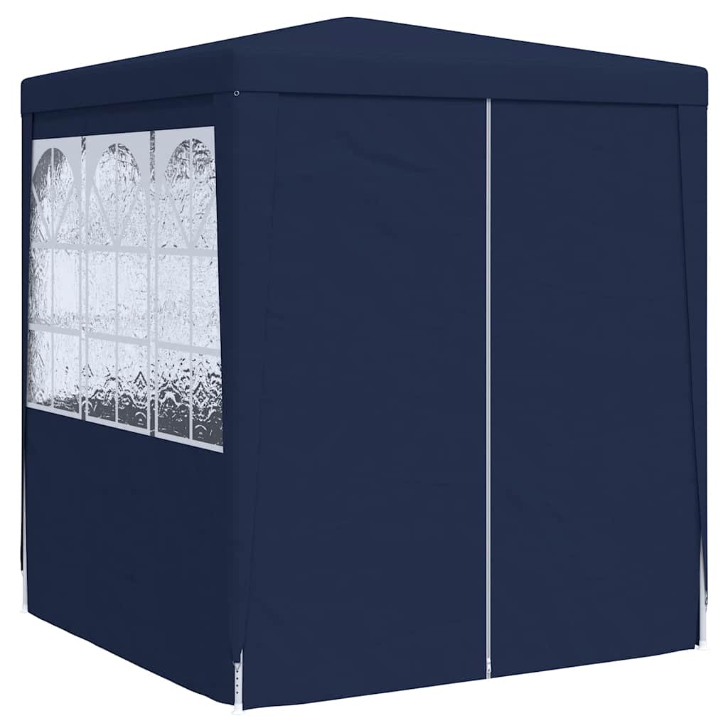 8719883767628_g_en_hd_1 vidaXL Professional Party Tent with Side Walls 2.5x2.5 m Blue 90 g/m² - Image 3