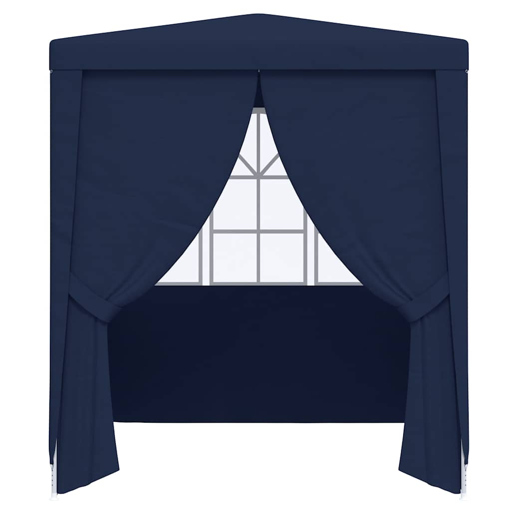 8719883767628_g_en_hd_2 vidaXL Professional Party Tent with Side Walls 2.5x2.5 m Blue 90 g/m² - Image 4
