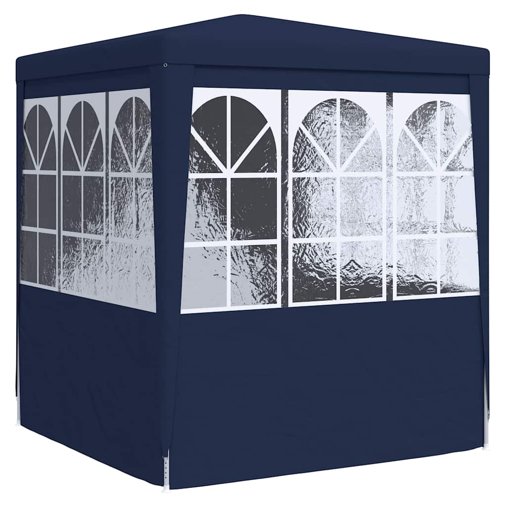 8719883767628_g_en_hd_4 vidaXL Professional Party Tent with Side Walls 2.5x2.5 m Blue 90 g/m² - Image 6