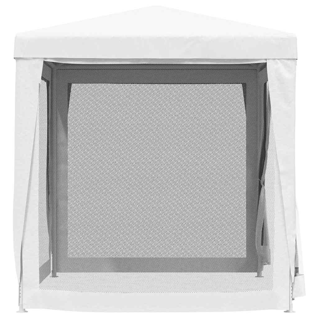 8719883767635_g_en_hd_3 vidaXL Party Tent with 4 Mesh Sidewalls 2x2 m White - Image 5