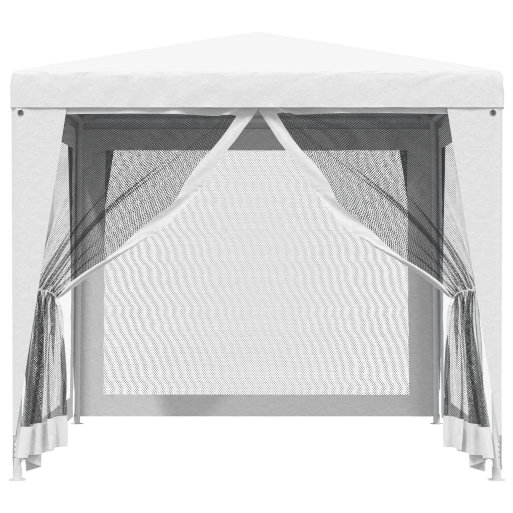 8719883767642_g_en_hd_1 vidaXL Party Tent with 4 Mesh Sidewalls 2.5x2.5 m White - Image 3