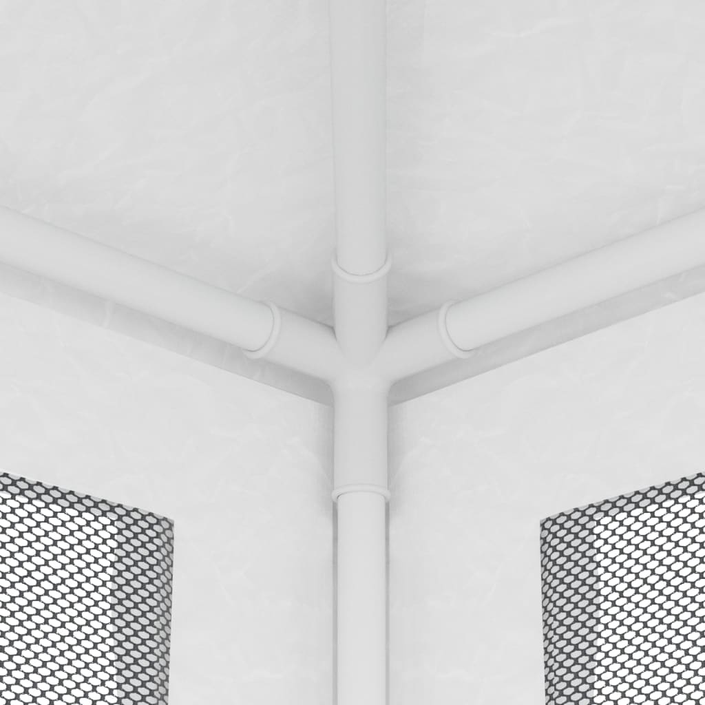 8719883767642_g_en_hd_4 vidaXL Party Tent with 4 Mesh Sidewalls 2.5x2.5 m White - Image 6