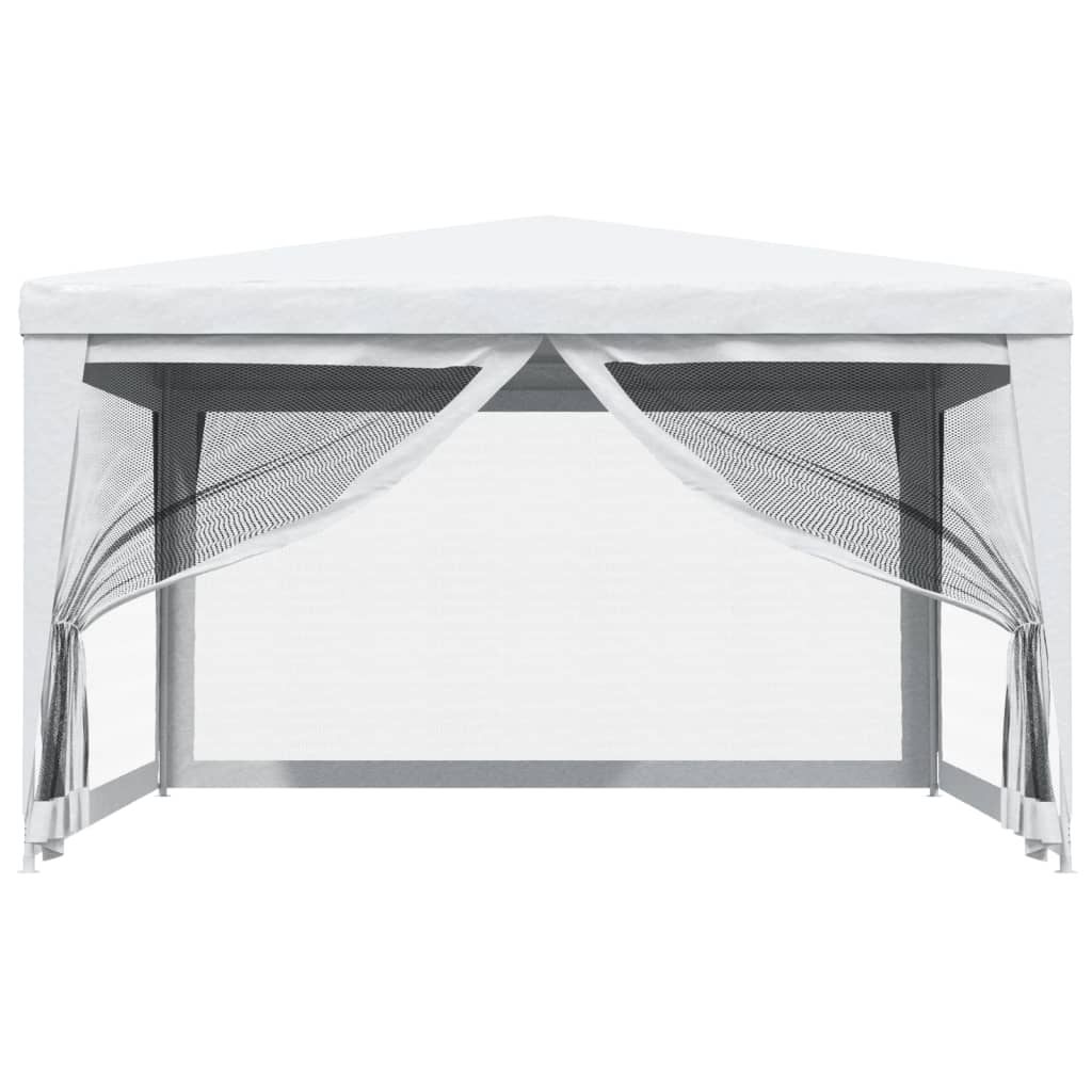 8719883767659_g_en_hd_1 vidaXL Party Tent with 4 Mesh Sidewalls 4x4 m White - Image 3
