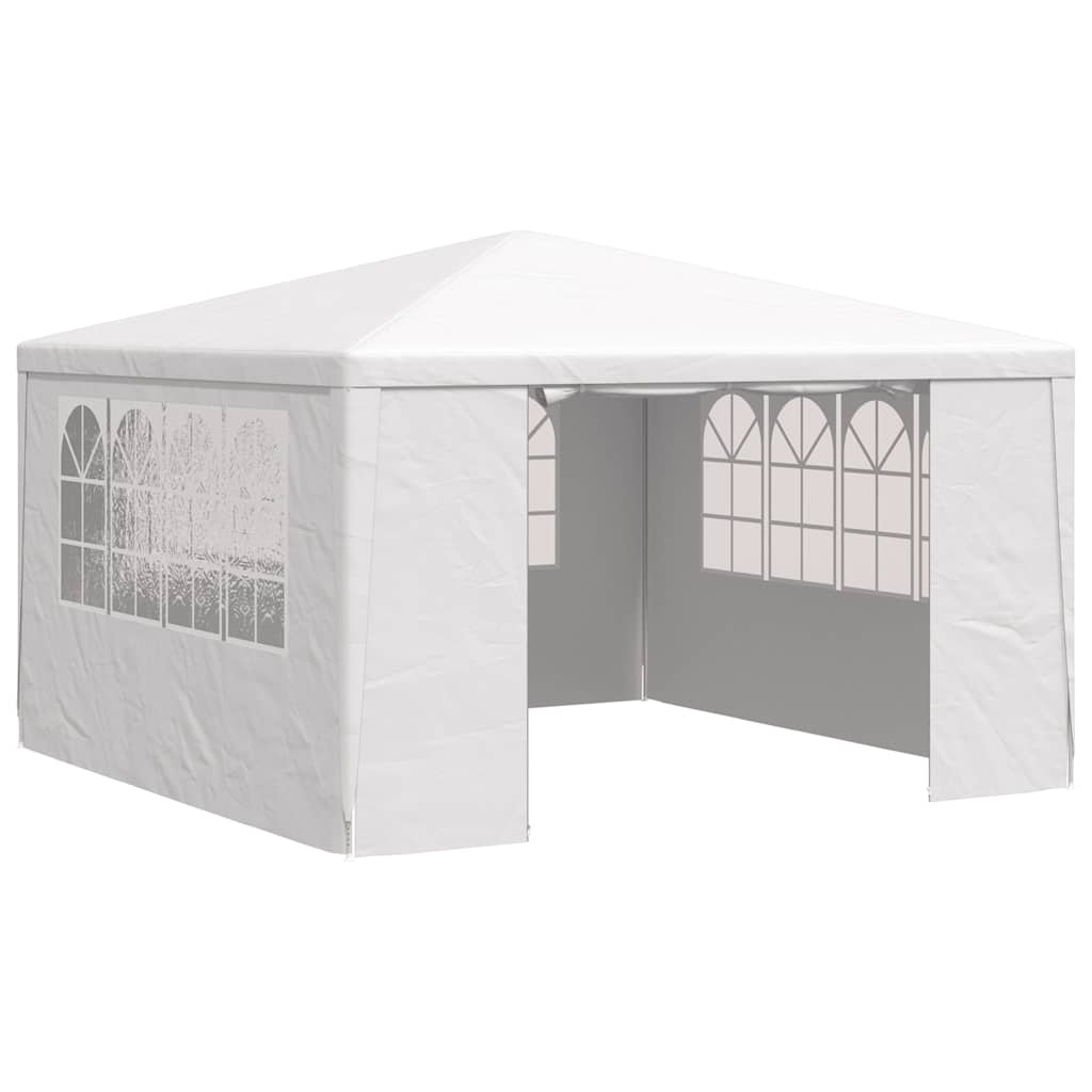 8719883767680_a_en_hd_1 vidaXL Professional Party Tent with Side Walls 4x4 m White 90 g/m² - Image 2