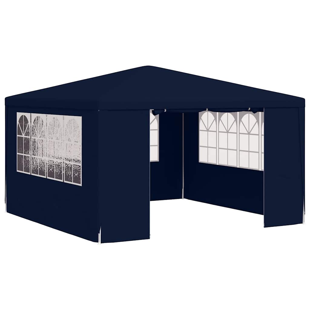8719883767697_a_en_hd_1 vidaXL Professional Party Tent with Side Walls 4x4 m Blue 90 g/m² - Image 2