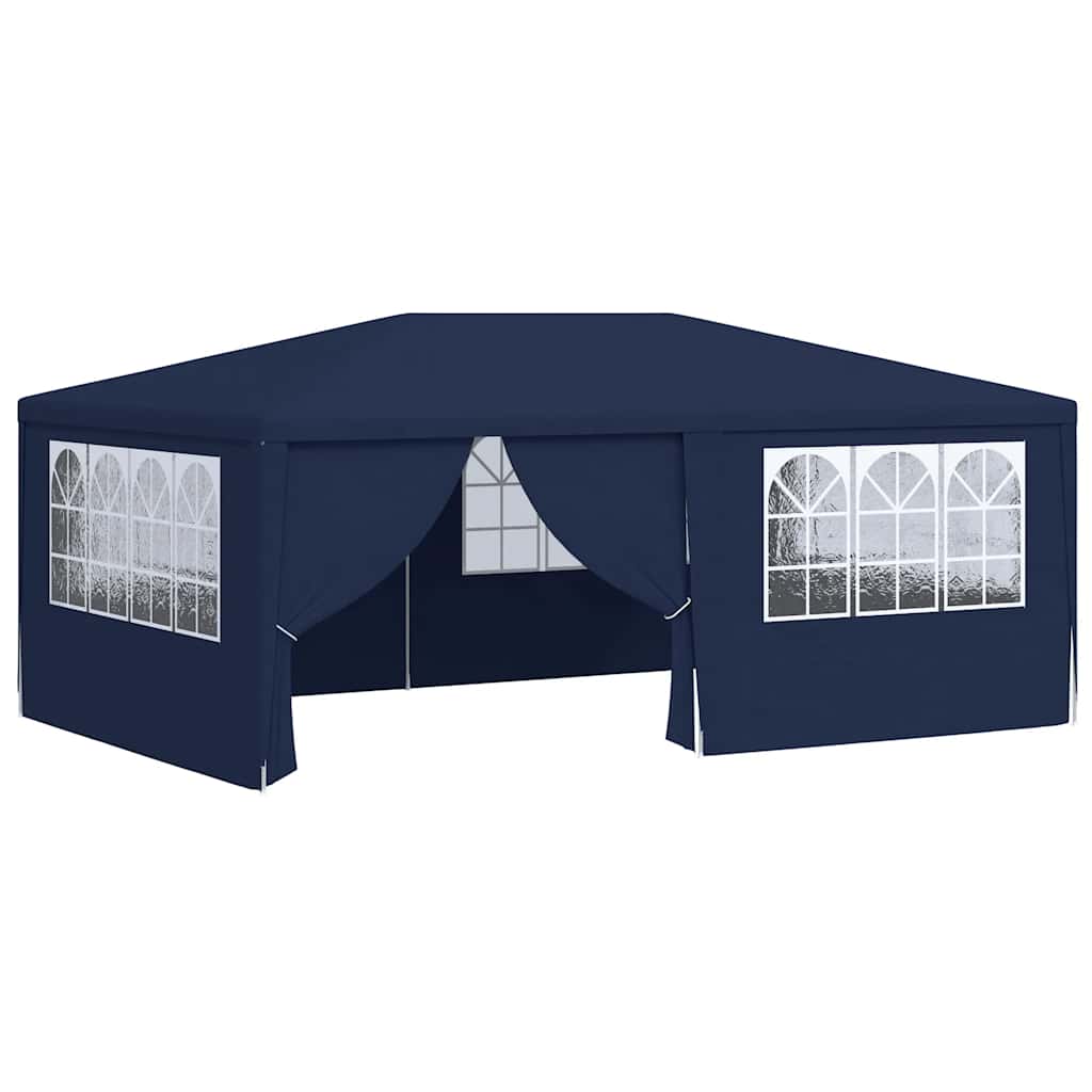 8719883767710_a_en_hd_1 vidaXL Professional Party Tent with Side Walls 4x6 m Blue 90 g/m² - Image 2