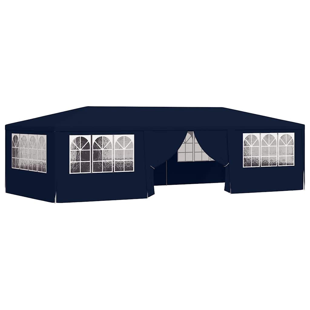 8719883767734_a_en_hd_1 vidaXL Professional Party Tent with Side Walls 4x9 m Blue 90 g/m² - Image 2