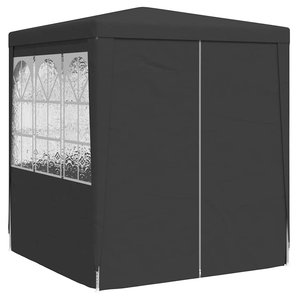 8719883767741_g_en_hd_2 vidaXL Professional Party Tent with Side Walls 2x2 m Anthracite 90 g/m² - Image 3