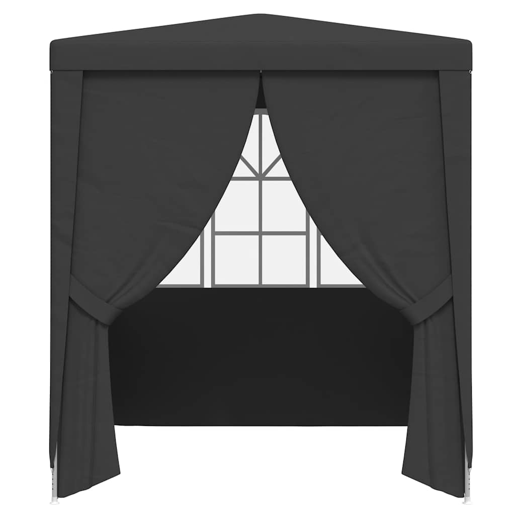 8719883767741_g_en_hd_3 vidaXL Professional Party Tent with Side Walls 2x2 m Anthracite 90 g/m² - Image 4