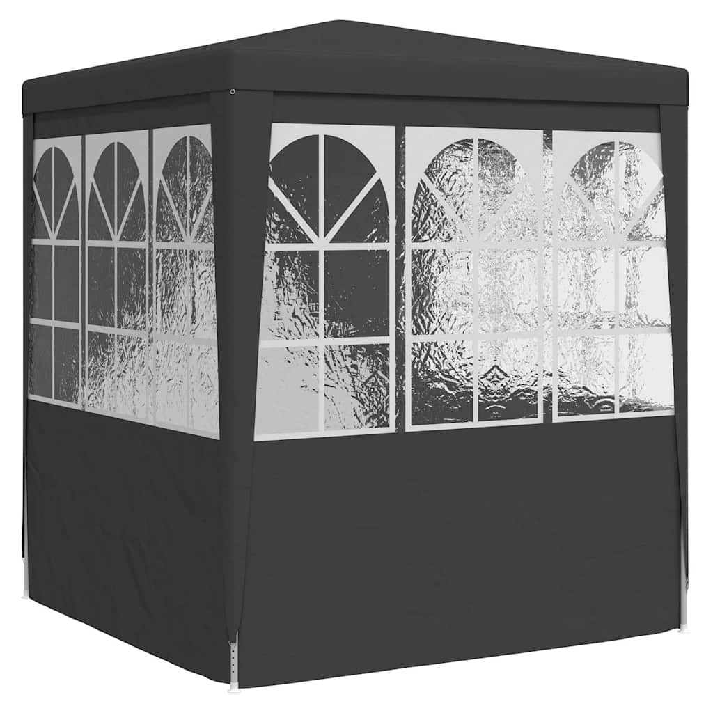 8719883767741_g_en_hd_5 vidaXL Professional Party Tent with Side Walls 2x2 m Anthracite 90 g/m² - Image 6
