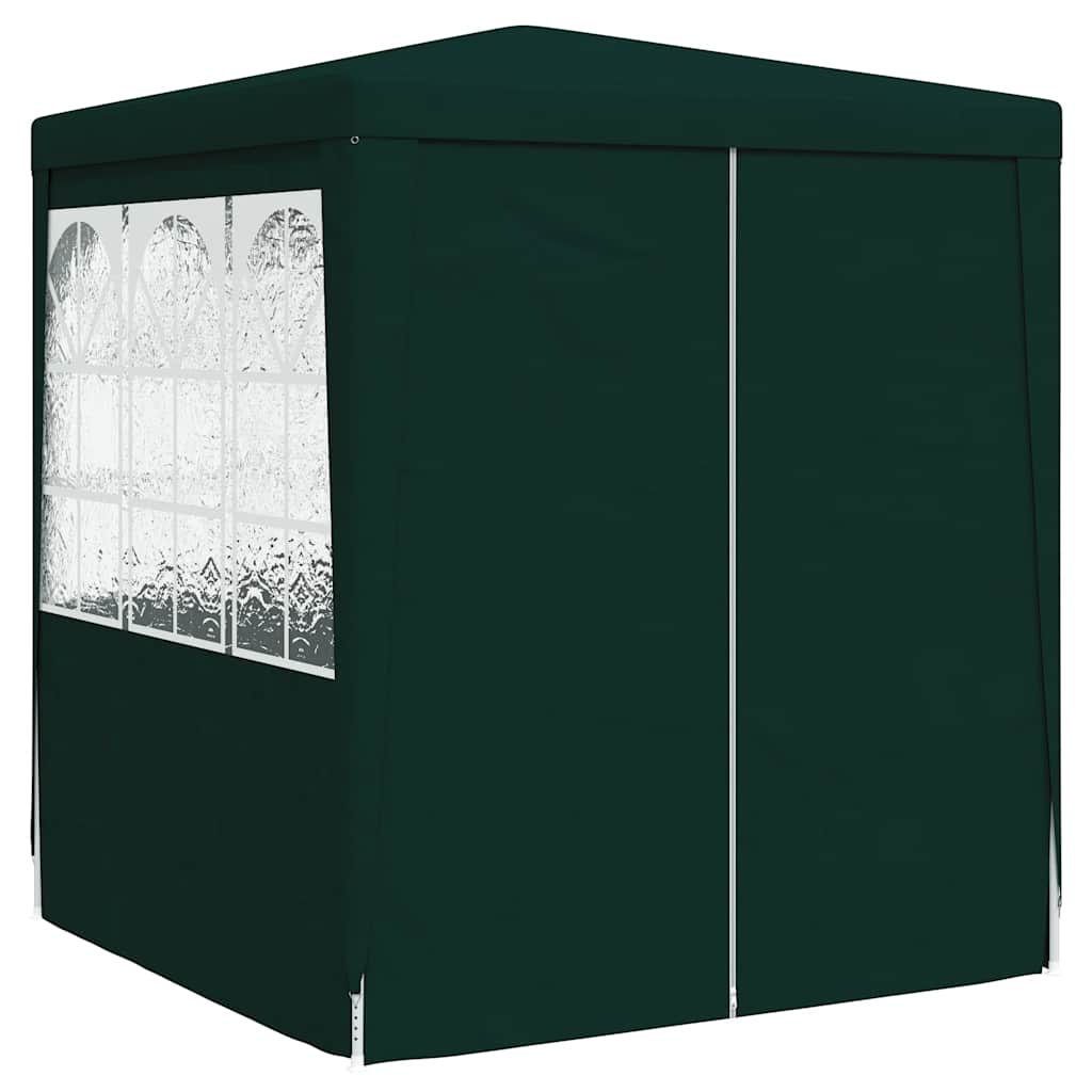 8719883767758_g_en_hd_1 vidaXL Professional Party Tent with Side Walls 2x2 m Green 90 g/m² - Image 3