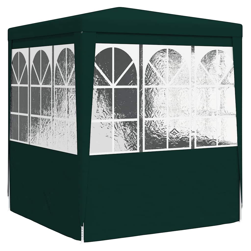 8719883767758_g_en_hd_4 vidaXL Professional Party Tent with Side Walls 2x2 m Green 90 g/m² - Image 6