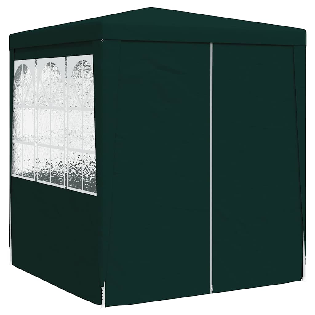 8719883767772_g_en_hd_1 vidaXL Professional Party Tent with Side Walls 2.5x2.5 m Green 90 g/m² - Image 3