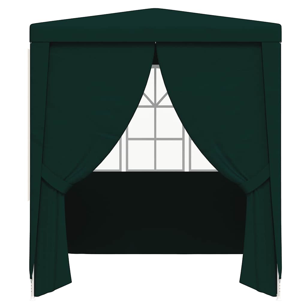 8719883767772_g_en_hd_2 vidaXL Professional Party Tent with Side Walls 2.5x2.5 m Green 90 g/m² - Image 4