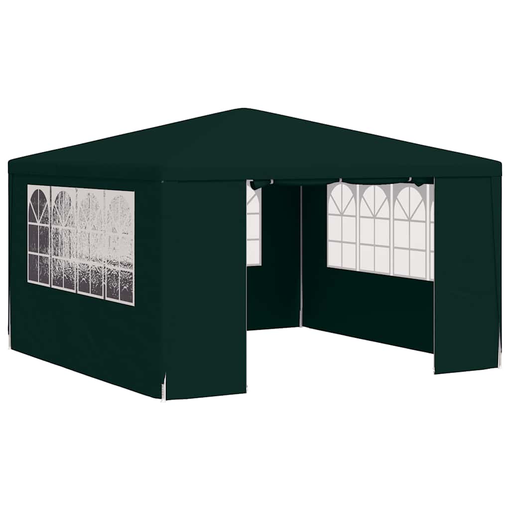 8719883767796_a_en_hd_1 vidaXL Professional Party Tent with Side Walls 4x4 m Green 90 g/m² - Image 2