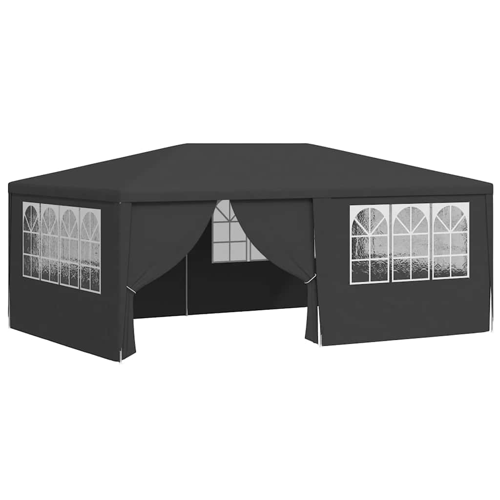 8719883767802_a_en_hd_1 vidaXL Professional Party Tent with Side Walls 4x6 m Anthracite 90 g/m² - Image 2