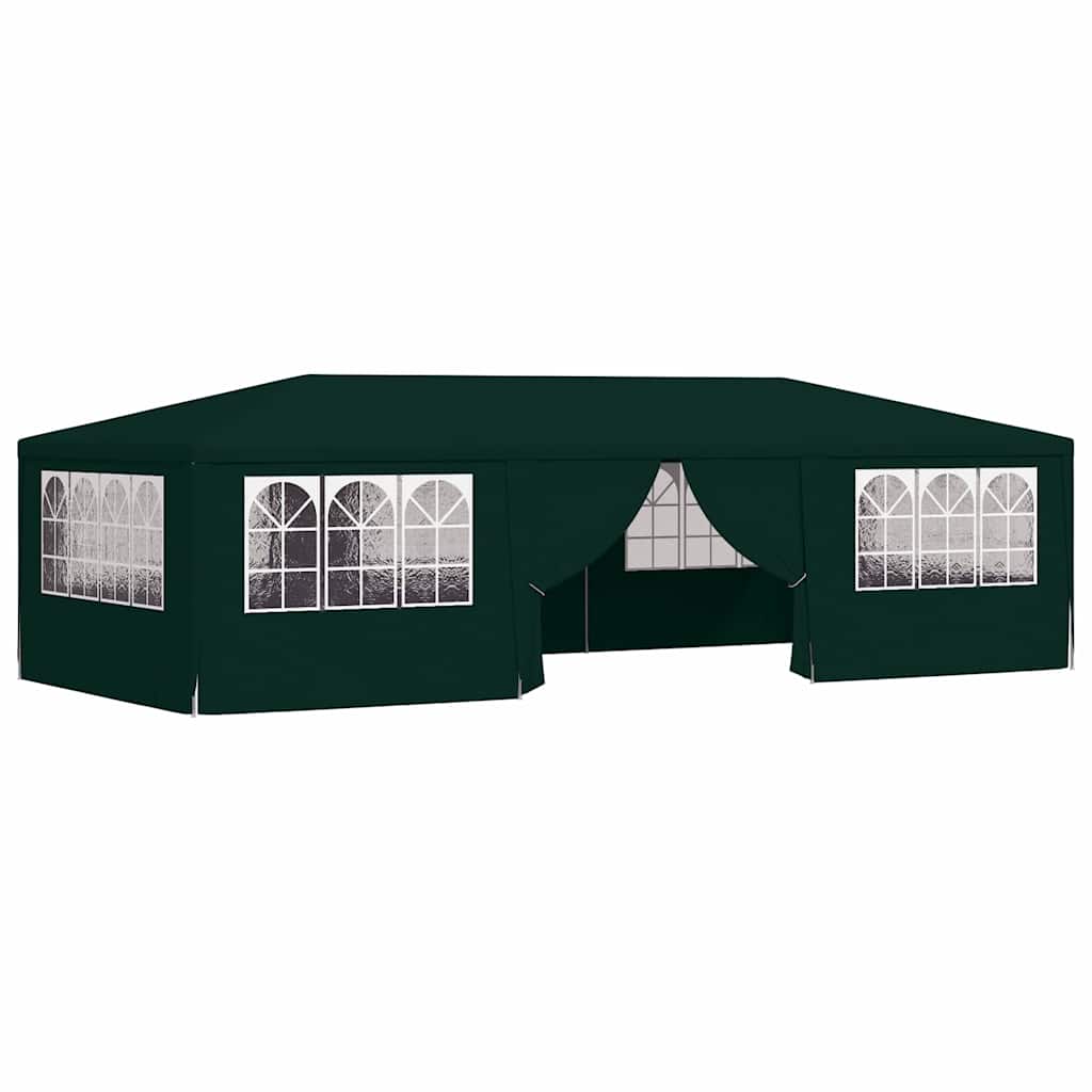 8719883767833_a_en_hd_1 vidaXL Professional Party Tent with Side Walls 4x9 m Green 90 g/m² - Image 2
