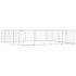 vidaXL Outdoor Dog Kennel Galvanised Steel 760x760x185 cm