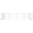 vidaXL Outdoor Dog Kennel Galvanised Steel 760x760x185 cm - Image 2