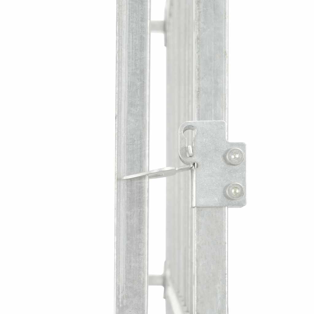 8719883768977_g_en_hd_3 vidaXL Outdoor Dog Kennel Galvanised Steel 760x760x185 cm - Image 4