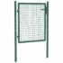 vidaXL Fence Gate Steel 100x75 cm Green - Image 2