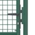 vidaXL Fence Gate Steel 100x75 cm Green - Image 6
