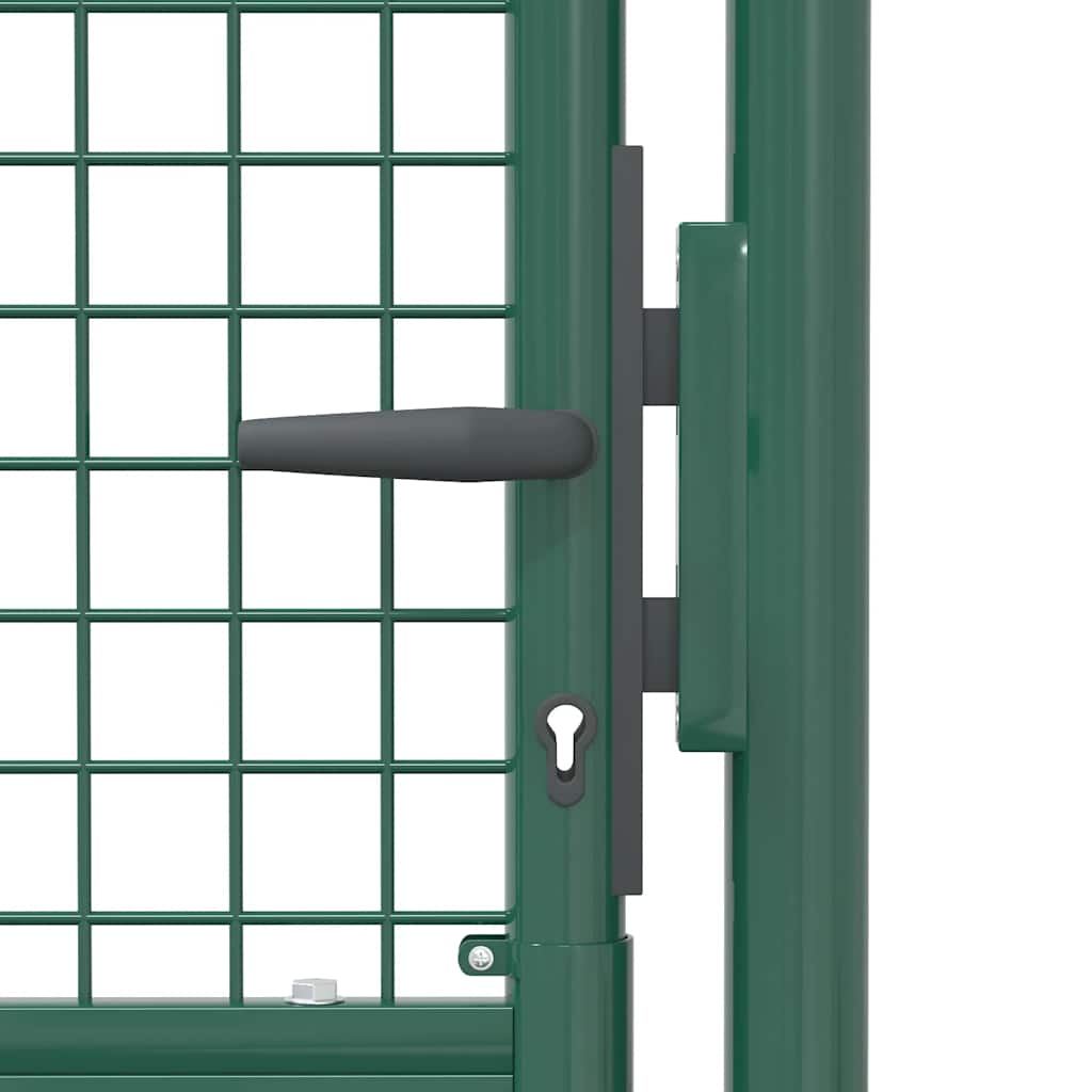8719883768984_g_en_hd_4 vidaXL Fence Gate Steel 100x75 cm Green - Image 6