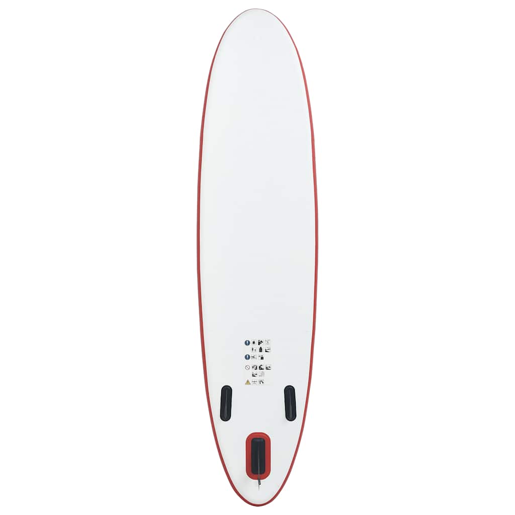 8719883769691_g_en_hd_3 vidaXL Stand Up Paddle Board Set SUP Surfboard Inflatable Red and White - Image 4