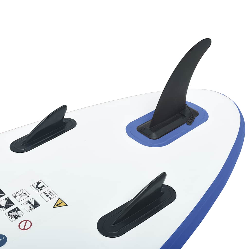 8719883769721_g_en_hd_4 vidaXL Stand Up Paddle Board Set SUP Surfboard Inflatable Blue and White - Image 5