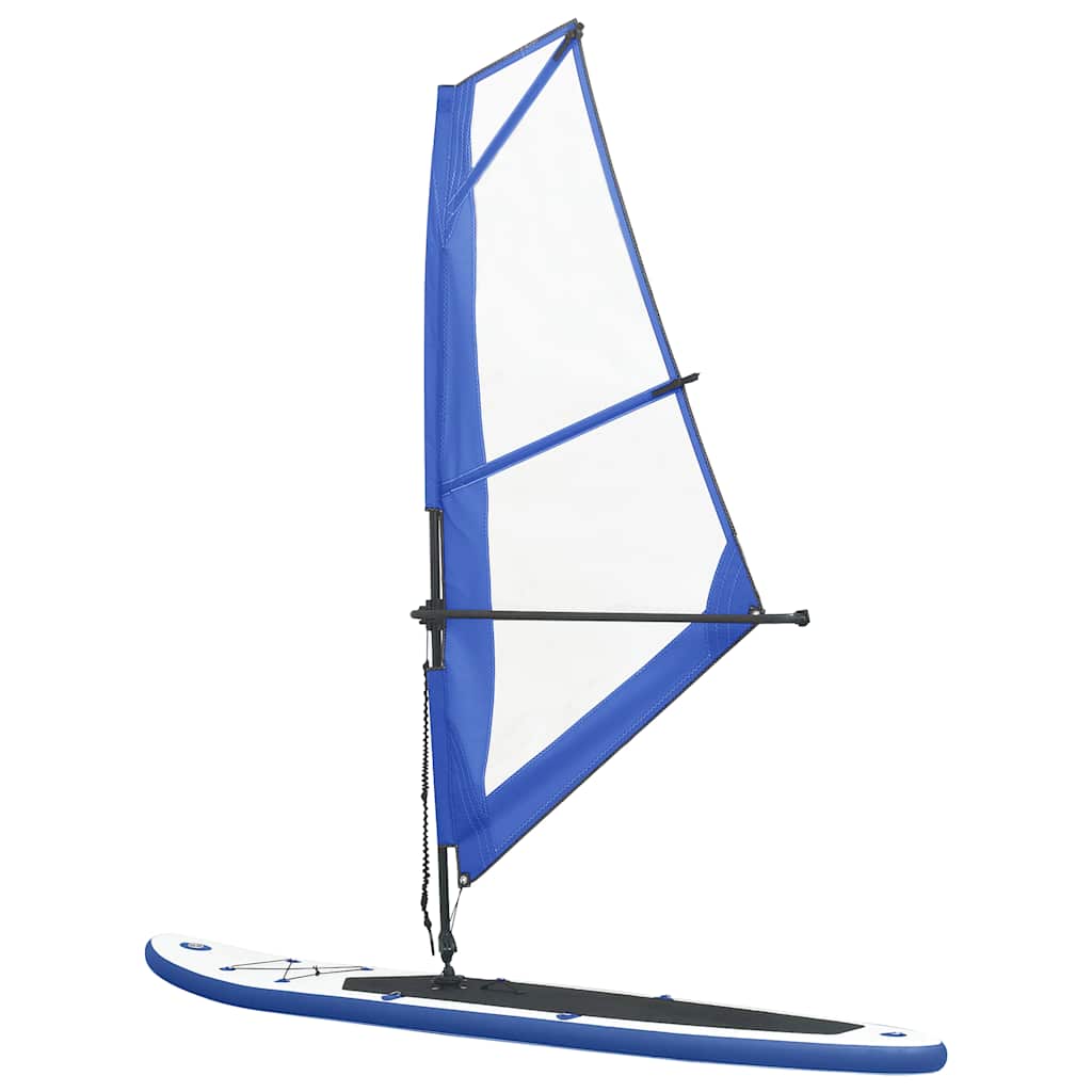 8719883769783_g_en_hd_2 vidaXL Inflatable Stand Up Paddleboard with Sail Set Blue and White - Image 3